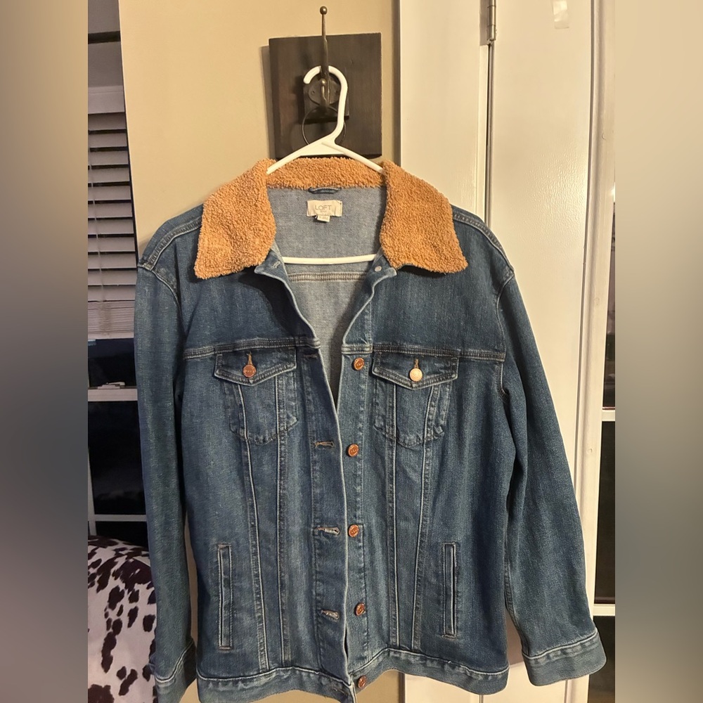Loft jean jacket size M